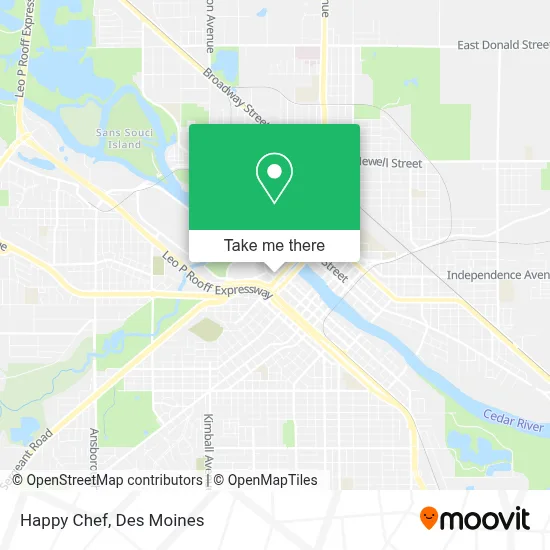 Happy Chef map