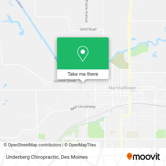 Underberg Chiropractic map