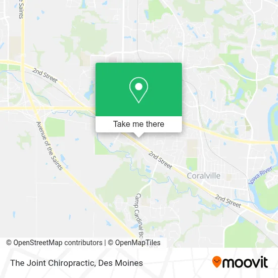 The Joint Chiropractic map