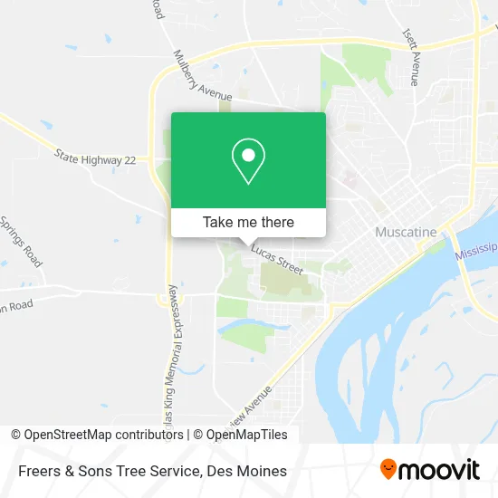 Freers & Sons Tree Service map