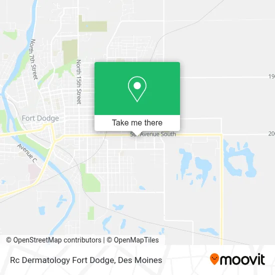Rc Dermatology Fort Dodge map