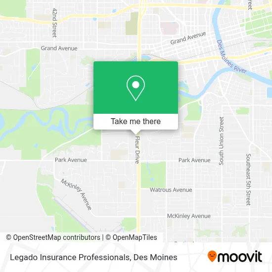 Legado Insurance Professionals map