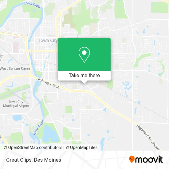 Great Clips map