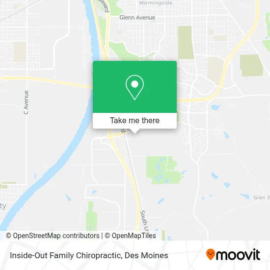 Inside-Out Family Chiropractic map