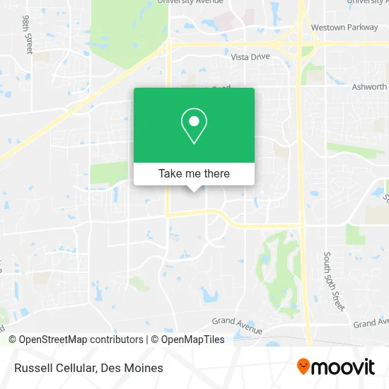 Russell Cellular map