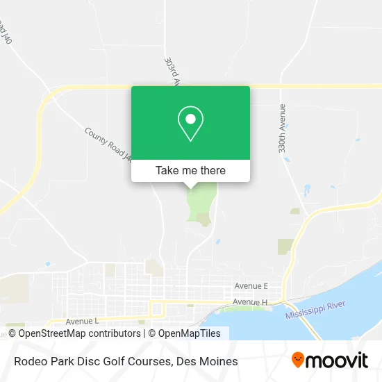 Rodeo Park Disc Golf Courses map