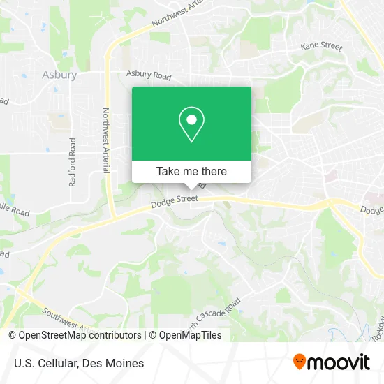 U.S. Cellular map