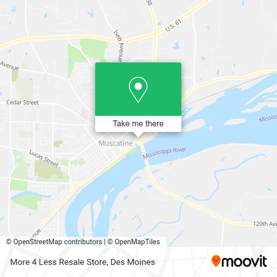 More 4 Less Resale Store map
