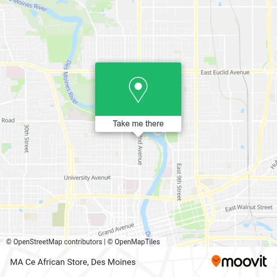 MA Ce African Store map