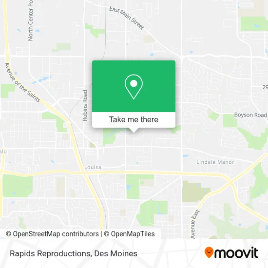 Rapids Reproductions map