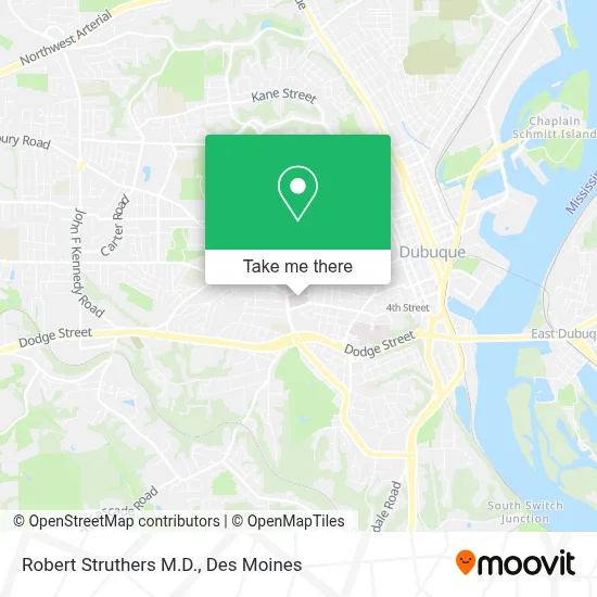 Robert Struthers M.D. map