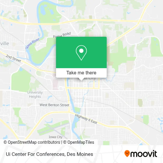 Ui Center For Conferences map