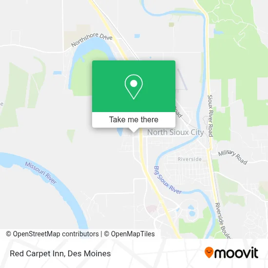 Red Carpet Inn map