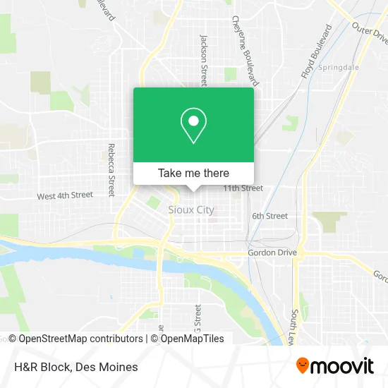H&R Block map