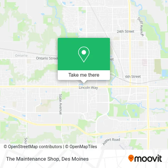 The Maintenance Shop map