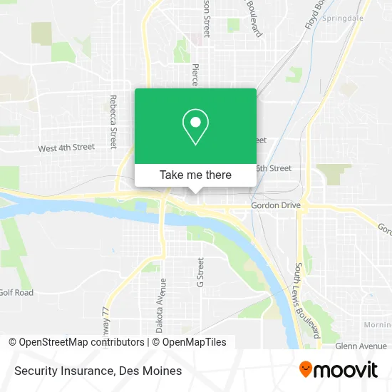 Security Insurance map