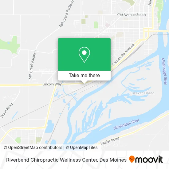 Riverbend Chiropractic Wellness Center map