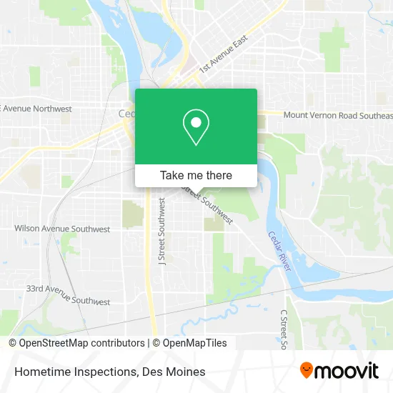 Hometime Inspections map