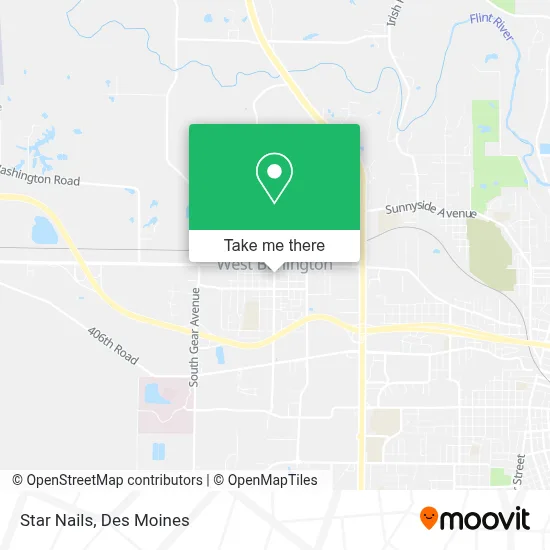 Star Nails map