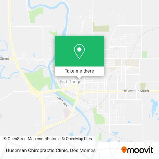 Huseman Chiropractic Clinic map