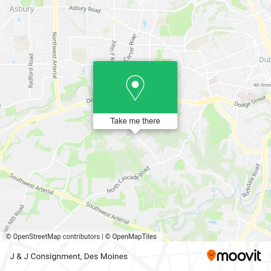 J & J Consignment map