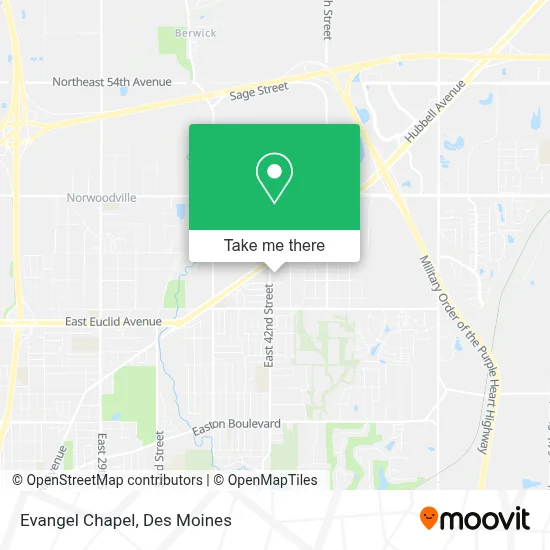 Evangel Chapel map