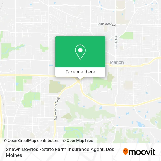 Shawn Devries - State Farm Insurance Agent map