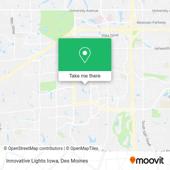 Innovative Lights Iowa map