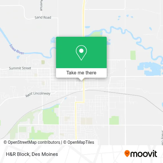 H&R Block map