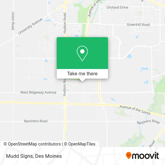 Mudd Signs map