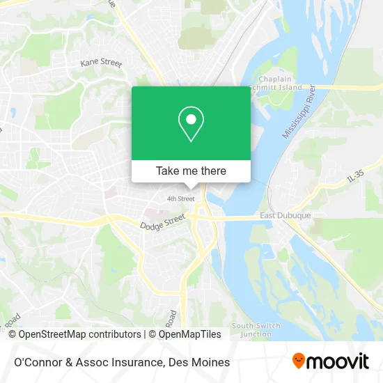 O'Connor & Assoc Insurance map