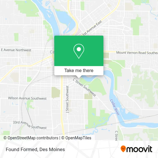 Found Formed map