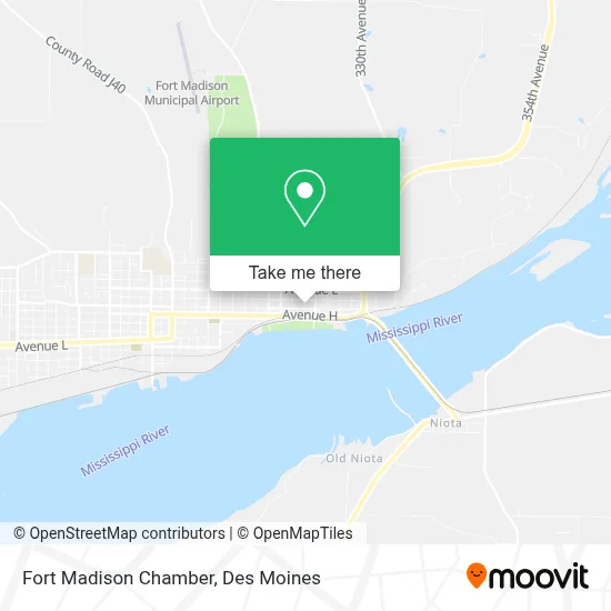 Fort Madison Chamber map