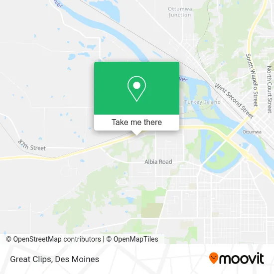 Great Clips map