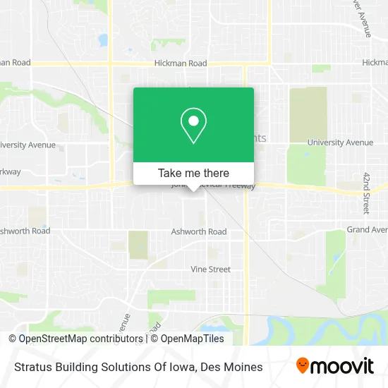 Stratus Building Solutions Of Iowa map