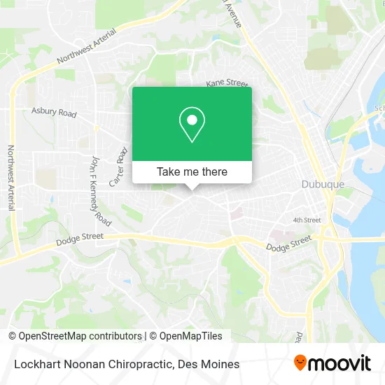 Lockhart Noonan Chiropractic map