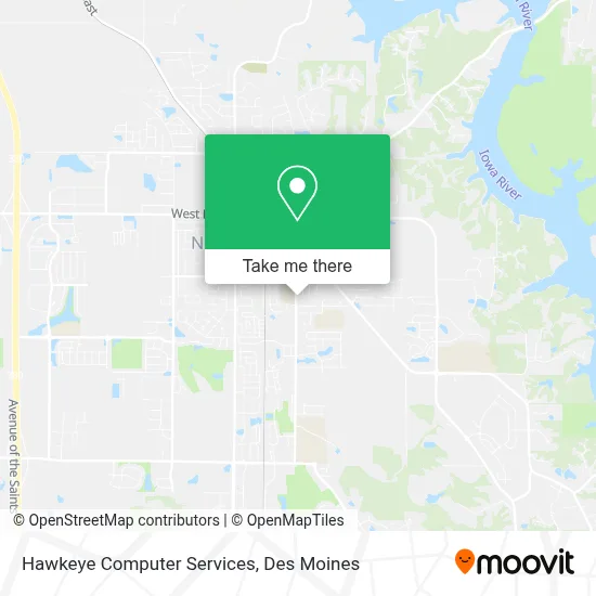 Hawkeye Computer Services map