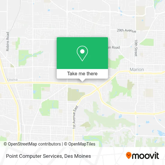 Point Computer Services map