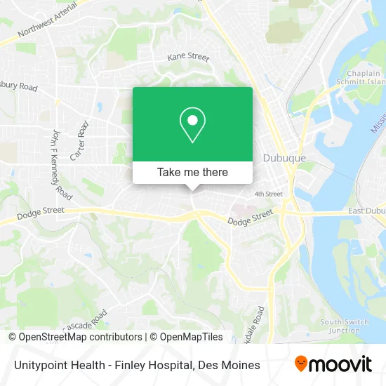 Unitypoint Health - Finley Hospital map