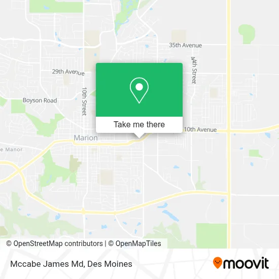 Mccabe James Md map