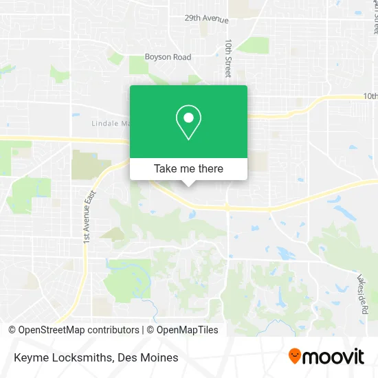 Keyme Locksmiths map