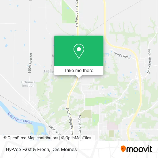Hy-Vee Fast & Fresh map