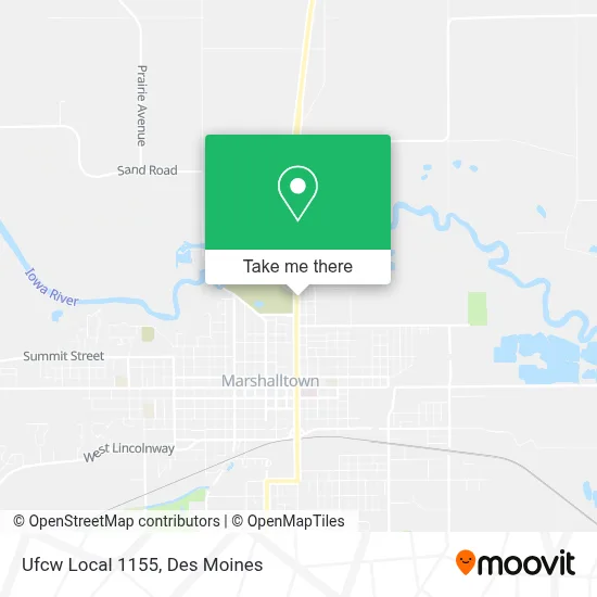 Ufcw Local 1155 map