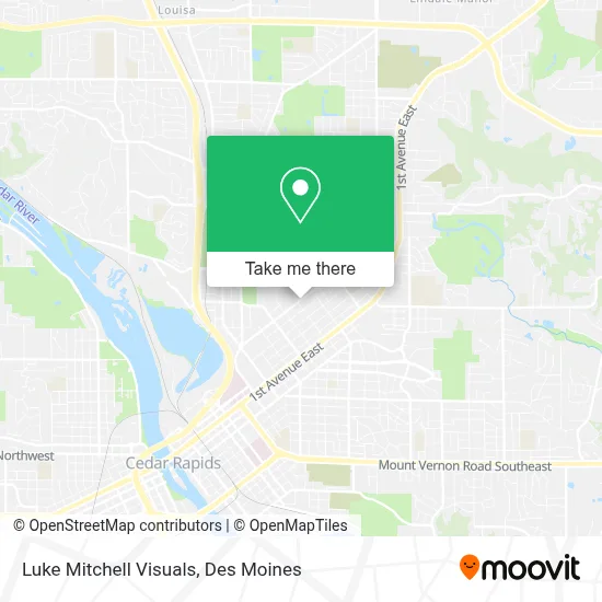 Luke Mitchell Visuals map