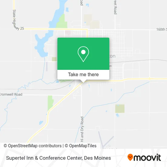 Supertel Inn & Conference Center map