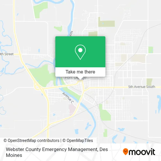 Webster County Emergency Management map
