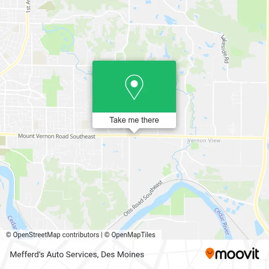Mefferd's Auto Services map