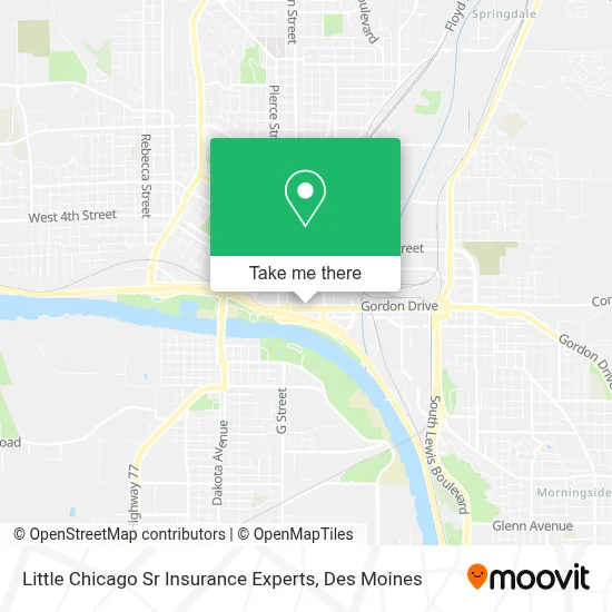 Little Chicago Sr Insurance Experts map