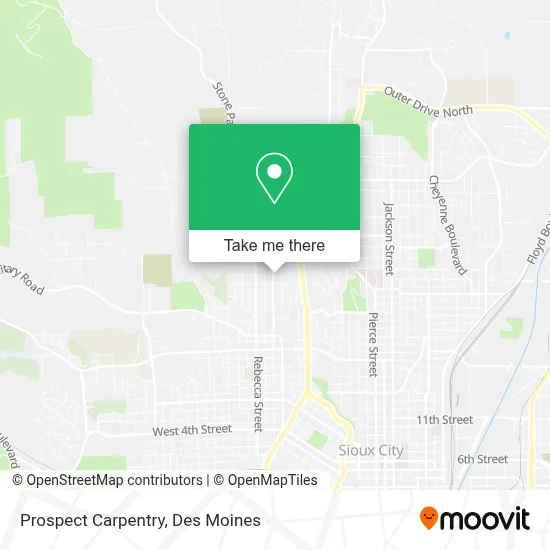 Prospect Carpentry map