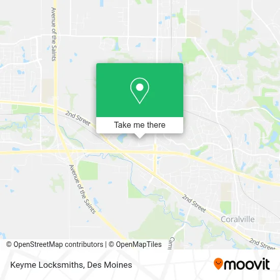 Keyme Locksmiths map